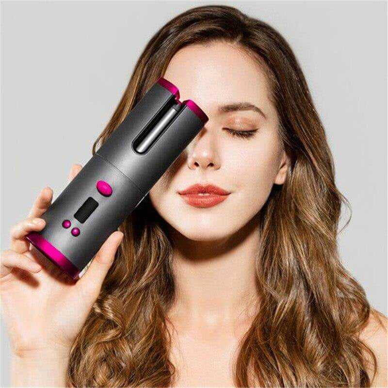 Luxora Cordless Hair Curler Automatic Curling Tool - Portable and Rechargeable